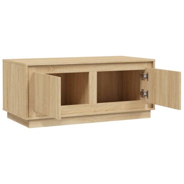vidaXL Τραπεζάκι Σαλονιού Sonoma Δρυς 102x50x44cm Επεξεργασμένο Ξύλο 1 τεμ.