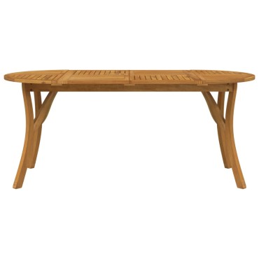 vidaXL Τραπέζι Κήπου 200x90x75cm από Μασίφ Ξύλο Ακακίας 1 τεμ.