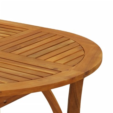 vidaXL Τραπέζι Κήπου 200x90x75cm από Μασίφ Ξύλο Ακακίας 1 τεμ.