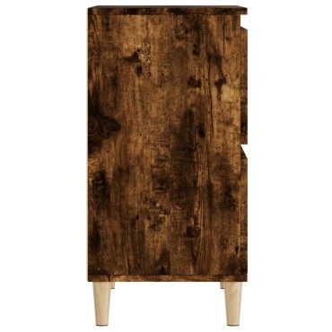 vidaXL Ντουλάπια 3 τεμ. Καπνιστή Δρυς 60x35x70cm Επεξεργασμένο Ξύλο