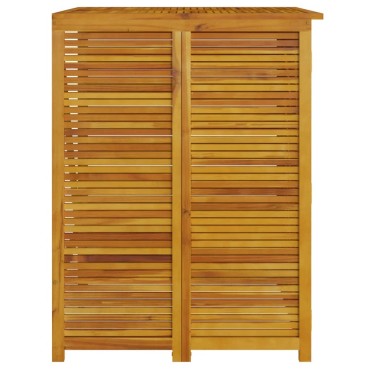 vidaXL Πλαίσιο Τετραπλού Κάδου Απορριμάτων 280x89x117 εκ. Μασίφ Ακακία