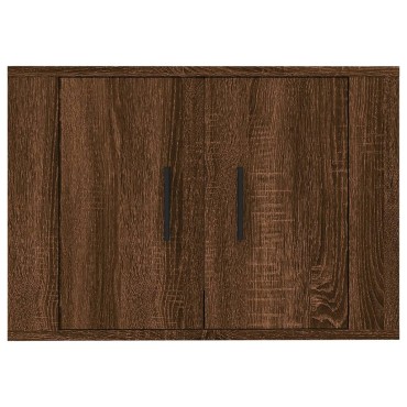 vidaXL Έπιπλο Τηλεόρασης Επιτοίχιο Καφέ Δρυς 57x34,5x40cm