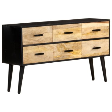 vidaXL Μπουφές 110x33x64cm από Μασίφ Ξύλο Μάνγκο 1 τεμ.