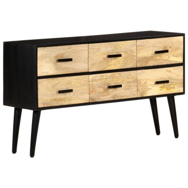 vidaXL Μπουφές 110x33x64cm από Μασίφ Ξύλο Μάνγκο 1 τεμ.