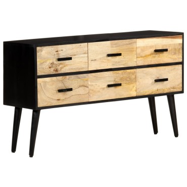 vidaXL Μπουφές 110x33x64cm από Μασίφ Ξύλο Μάνγκο 1 τεμ.