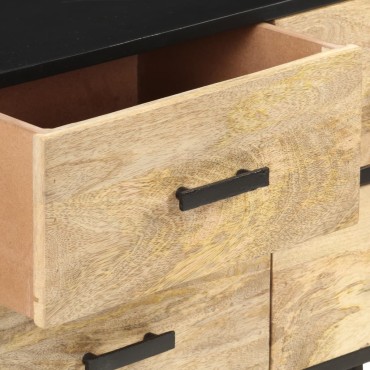 vidaXL Μπουφές 110x33x64cm από Μασίφ Ξύλο Μάνγκο 1 τεμ.