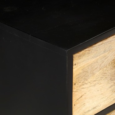 vidaXL Μπουφές 110x33x64cm από Μασίφ Ξύλο Μάνγκο 1 τεμ.