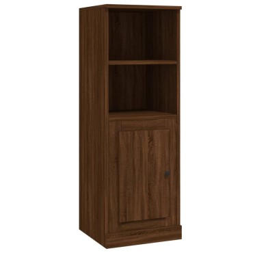 vidaXL Ντουλάπι Καφέ δρυς 36x35,5x103,5cm από Επεξεργασμένο Ξύλο 1 τεμ.