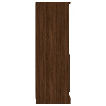 vidaXL Ντουλάπι Καφέ δρυς 36x35,5x103,5cm από Επεξεργασμένο Ξύλο 1 τεμ.