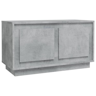 vidaXL Έπιπλο Τηλεόρασης Γκρι Σκυρ. 80x35x45cm Επεξ. Ξύλο