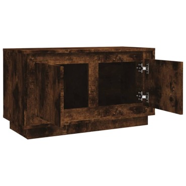 vidaXL Έπιπλο Τηλεόρασης Καπνιστή Δρυς 80x35x45cm Επεξ. Ξύλο