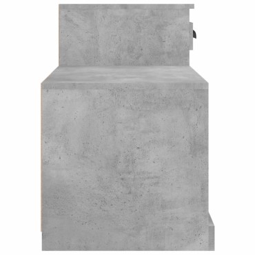 vidaXL Παπουτσοθήκη Γκρι Σκυροδέματος 100x42x60cm Επεξεργασμένο Ξύλο