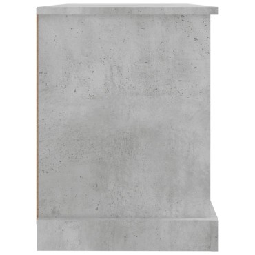 vidaXL Έπιπλο Τηλεόρασης Γκρι Σκυροδέματος 73x35,5x47,5cm Επεξ. Ξύλο