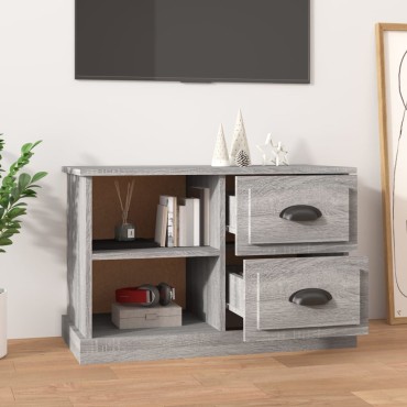 vidaXL Έπιπλο Τηλεόρασης Γκρι Sonoma 73x35,5x47,5cm από Επεξεργ. Ξύλο