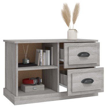 vidaXL Έπιπλο Τηλεόρασης Γκρι Sonoma 73x35,5x47,5cm από Επεξεργ. Ξύλο