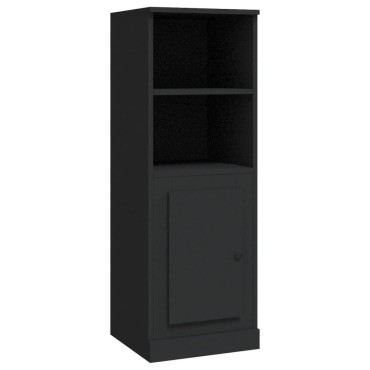 vidaXL Ντουλάπι Μαύρο 36x35,5x103,5cm από Επεξεργασμένο Ξύλο 1 τεμ.