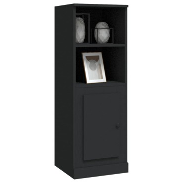 vidaXL Ντουλάπι Μαύρο 36x35,5x103,5cm από Επεξεργασμένο Ξύλο 1 τεμ.
