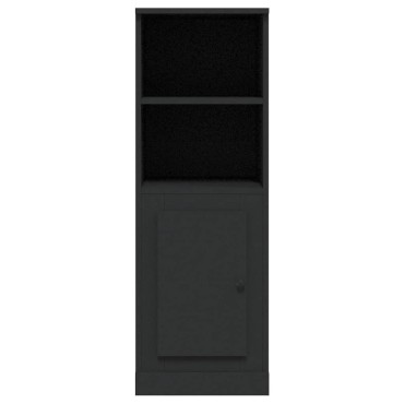 vidaXL Ντουλάπι Μαύρο 36x35,5x103,5cm από Επεξεργασμένο Ξύλο 1 τεμ.