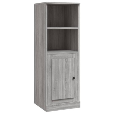 vidaXL Ντουλάπι Γκρι sonoma 36x35,5x103,5cm από Επεξεργασμένο Ξύλο 1 τεμ.