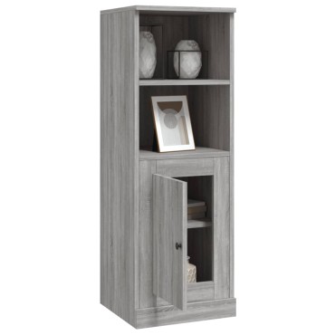 vidaXL Ντουλάπι Γκρι sonoma 36x35,5x103,5cm από Επεξεργασμένο Ξύλο 1 τεμ.