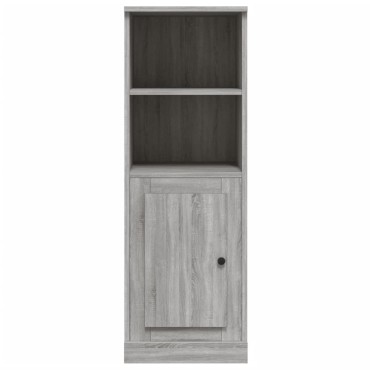 vidaXL Ντουλάπι Γκρι sonoma 36x35,5x103,5cm από Επεξεργασμένο Ξύλο 1 τεμ.