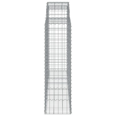 vidaXL Συρματοκιβώτια Τοξωτά 20 τεμ. 200x50x140/160 εκ. Γαλβαν. Ατσάλι