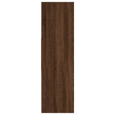 vidaXL Βιβλιοθήκη Καφέ Δρυς 97,5x29,5x100cm Επεξεργασμένο Ξύλο 1 τεμ.