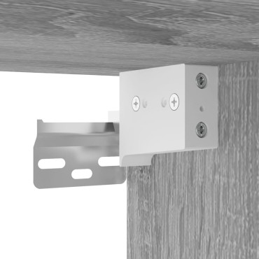 vidaXL Έπιπλα Τηλεόρασης Επιτοίχια 2 τεμ. Γκρι Sonoma 57x34,5x40cm