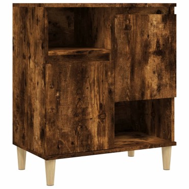 vidaXL Ντουλάπια 2 τεμ. Καπνιστή Δρυς 60x35x70cm Επεξεργασμένο Ξύλο