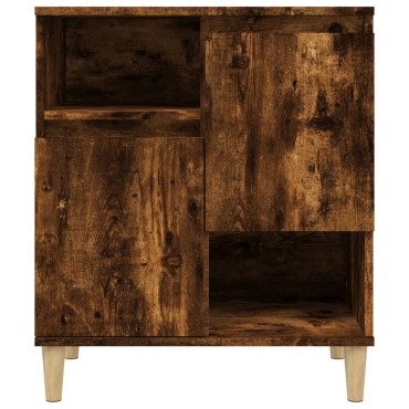 vidaXL Ντουλάπια 2 τεμ. Καπνιστή Δρυς 60x35x70cm Επεξεργασμένο Ξύλο