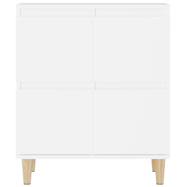 vidaXL Ντουλάπια 3 τεμ. Λευκό 60x35x70cm Επεξεργασμένο Ξύλο