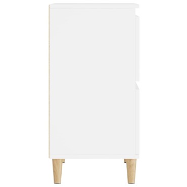 vidaXL Ντουλάπια 3 τεμ. Λευκό 60x35x70cm Επεξεργασμένο Ξύλο