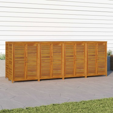 vidaXL Μπαούλο Αποθήκευσης Κήπου 280x87x104cm από Μασίφ Ξύλο Ακακίας 1 τεμ.