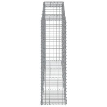 vidaXL Συρματοκιβώτια Τοξωτά 11 τεμ. 300x50x160/180 εκ. Γαλβαν. Ατσάλι