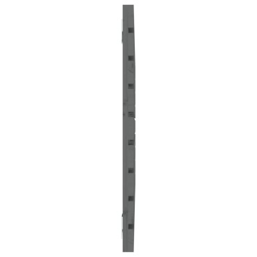 vidaXL Κεφαλάρι Τοίχου Γκρι 106x3x63cm από Μασίφ Ξύλο Πεύκου 1 τεμ.