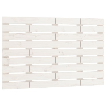 vidaXL Κεφαλάρι Τοίχου Λευκό 81x3x63cm από Μασίφ Ξύλο Πεύκου 1 τεμ.