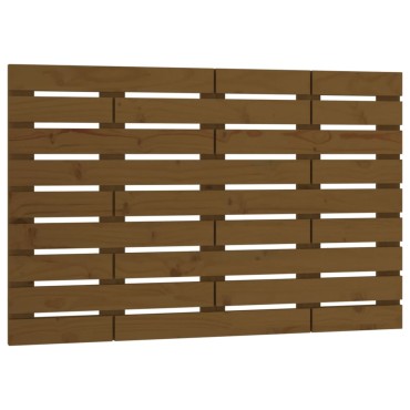 vidaXL Κεφαλάρι Τοίχου Μελί 81x3x63cm από Μασίφ Ξύλο Πεύκου 1 τεμ.