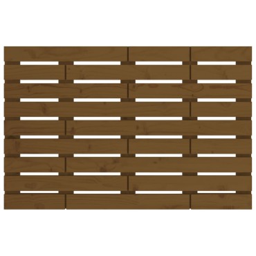 vidaXL Κεφαλάρι Τοίχου Μελί 81x3x63cm από Μασίφ Ξύλο Πεύκου 1 τεμ.