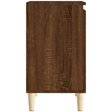 vidaXL Ντουλάπι Νιπτήρα Καφέ Δρυς 58x33x60cm Επεξεργασμένο Ξύλο 1 τεμ.