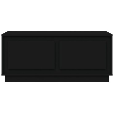 vidaXL Τραπεζάκι Σαλονιού Μαύρο 102x50x44cm από Επεξεργασμένο Ξύλο 1 τεμ.