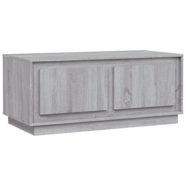 vidaXL Τραπεζάκι Σαλονιού Γκρι Sonoma 102x50x44cm Επεξεργασμένο Ξύλο 1 τεμ.