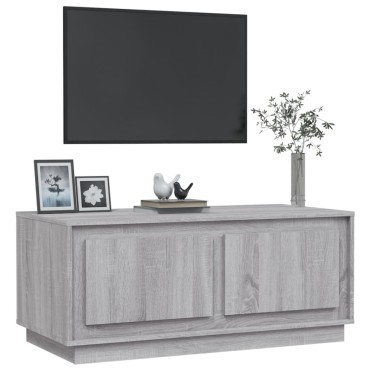 vidaXL Τραπεζάκι Σαλονιού Γκρι Sonoma 102x50x44cm Επεξεργασμένο Ξύλο 1 τεμ.