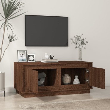 vidaXL Τραπεζάκι Σαλονιού Καφέ Δρυς 102x50x44cm Επεξεργασμένο Ξύλο 1 τεμ.