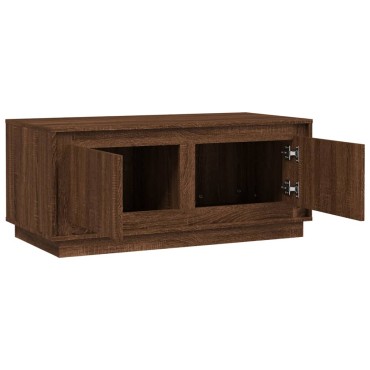 vidaXL Τραπεζάκι Σαλονιού Καφέ Δρυς 102x50x44cm Επεξεργασμένο Ξύλο 1 τεμ.