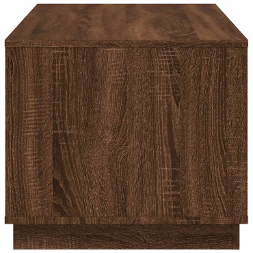 vidaXL Τραπεζάκι Σαλονιού Καφέ Δρυς 102x50x44cm Επεξεργασμένο Ξύλο 1 τεμ.