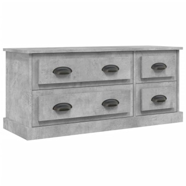 vidaXL Έπιπλο Τηλεόρασης Γκρι Σκυρ. 100x35,5x45cm Επεξ. Ξύλο