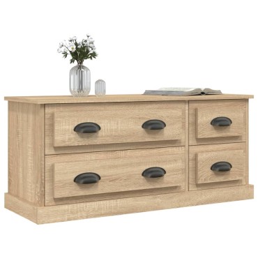 vidaXL Έπιπλο Τηλεόρασης Sonoma Δρυς 100x35,5x45cm Επεξ. Ξύλο