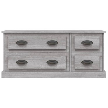 vidaXL Έπιπλο Τηλεόρασης Γκρι Sonoma 100x35,5x45cm Επεξ. Ξύλο