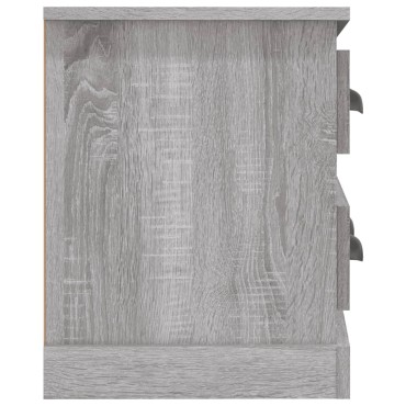 vidaXL Έπιπλο Τηλεόρασης Γκρι Sonoma 100x35,5x45cm Επεξ. Ξύλο