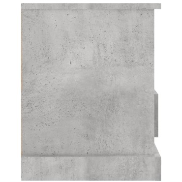 vidaXL Έπιπλο Τηλεόρασης Γκρι Σκυροδέματος 93x35,5x45cm Επεξ. Ξύλο